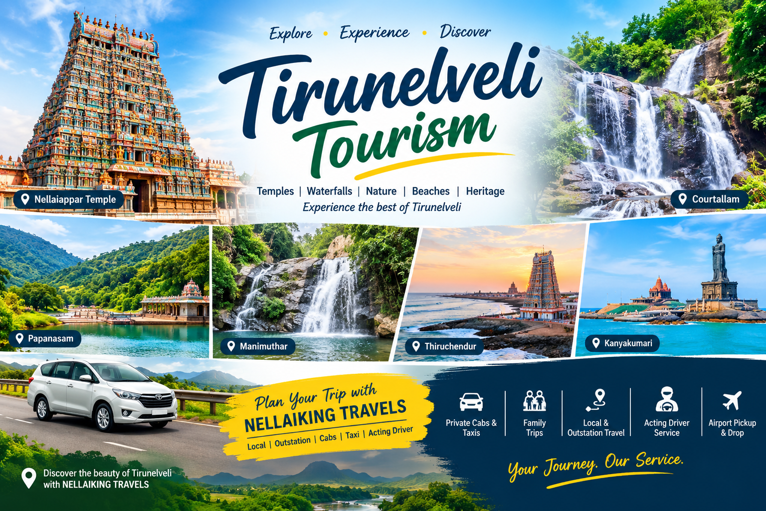 Best One Day Trips from Tirunelveli – Tourist Places to Explore